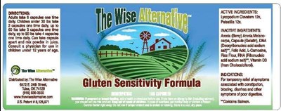 Gluten Sensitivity Formula (Enrgjnlh0103 Gluten Sensitivity Formula)